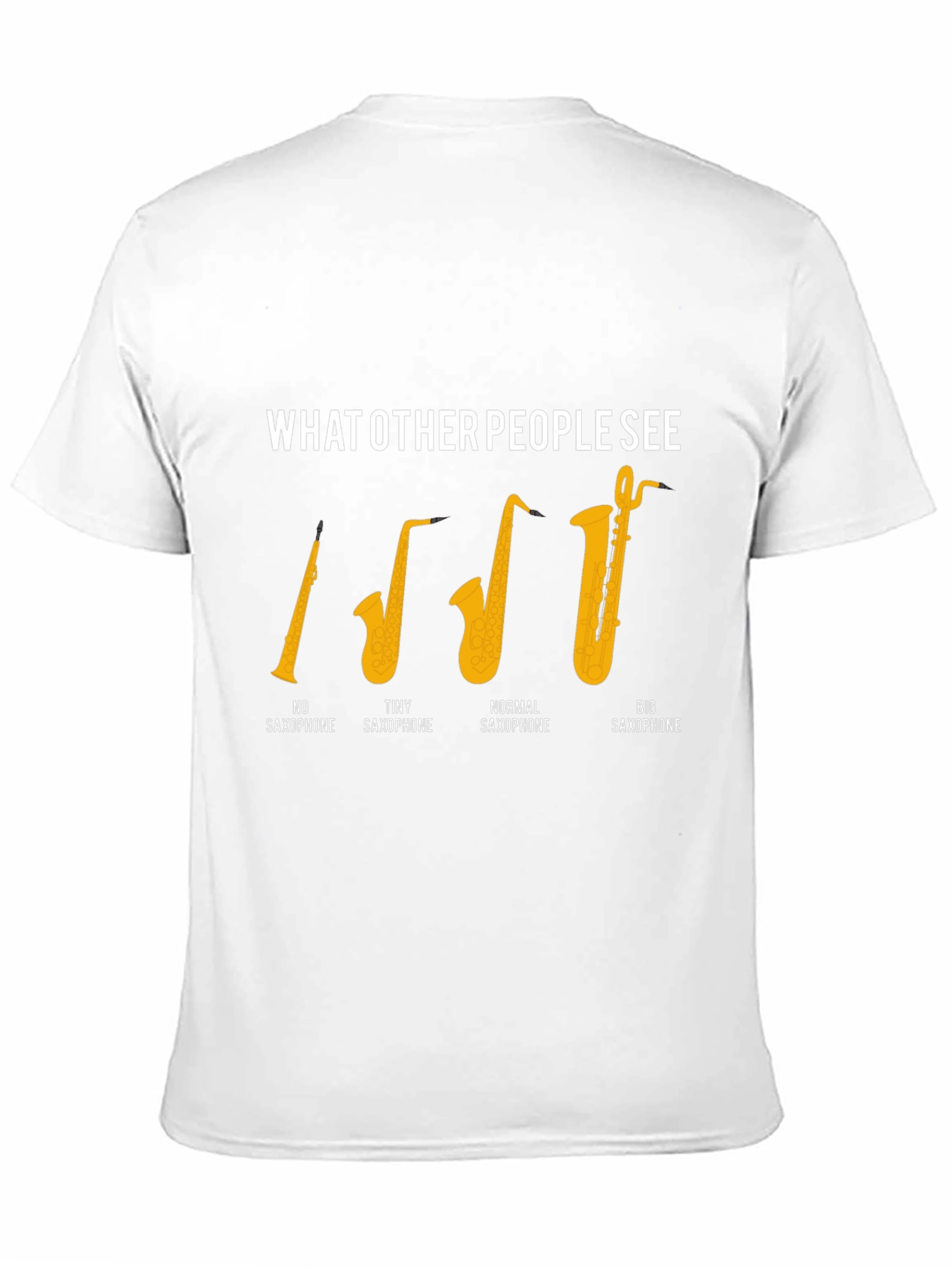Saxophone Humor Graphic T-Shirt