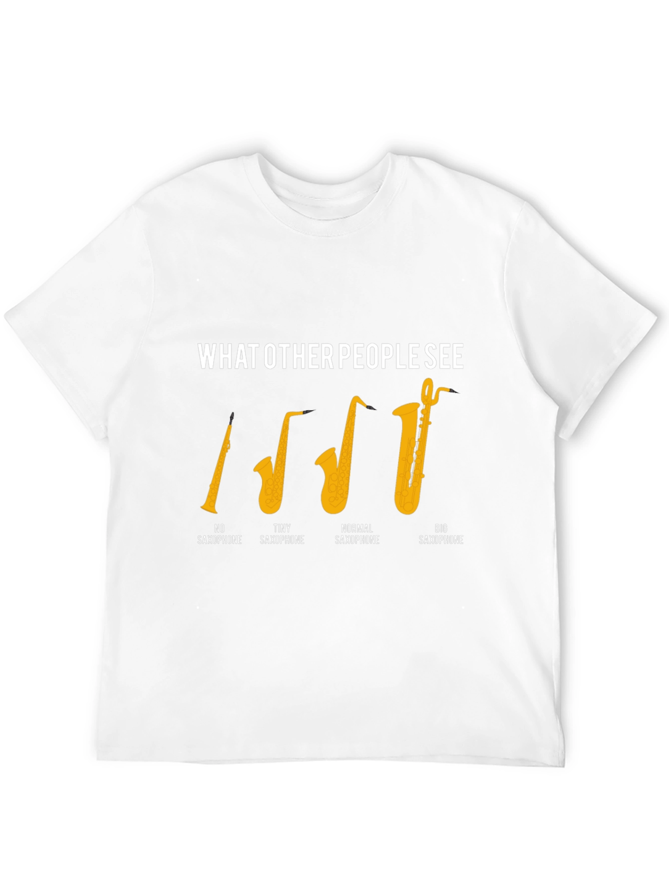 Saxophone Humor Graphic T-Shirt