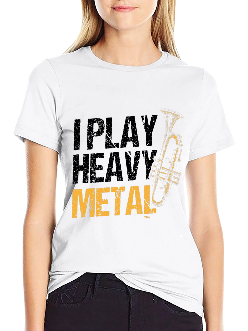 I Play Heavy Metal Trumpet Player T-Shirt