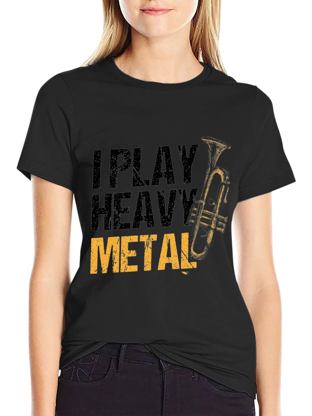 I Play Heavy Metal Trumpet Player T-Shirt