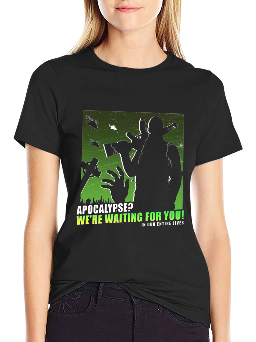 Apocalypse Waiting Black T-Shirt
