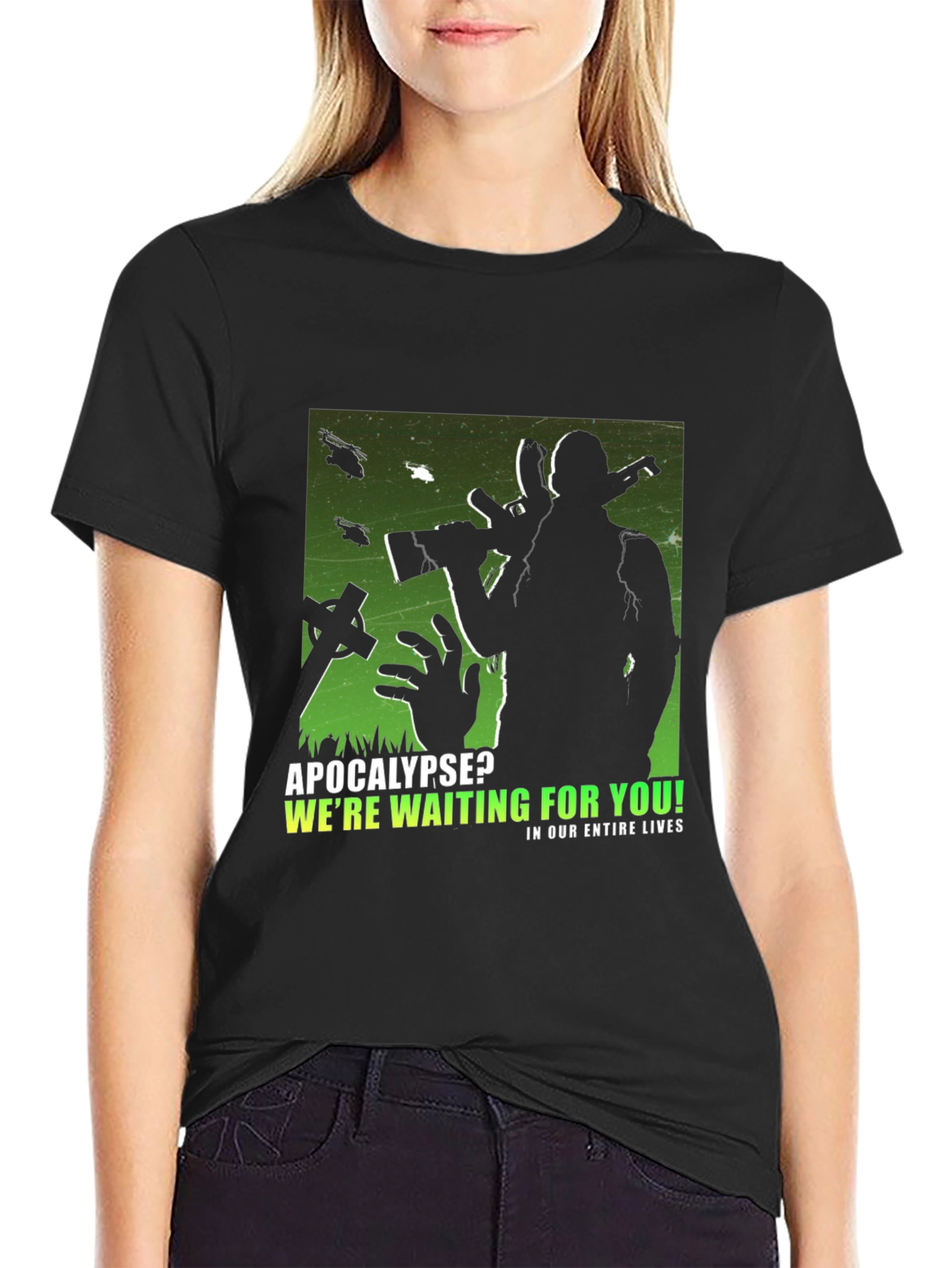 Apocalypse Waiting Black T-Shirt