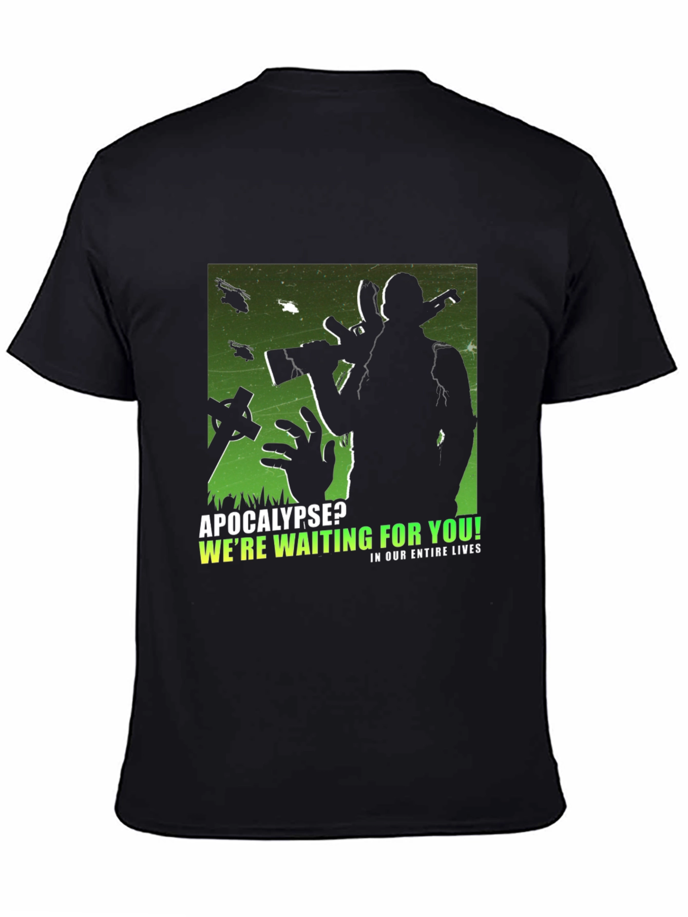 Apocalypse Waiting Black T-Shirt