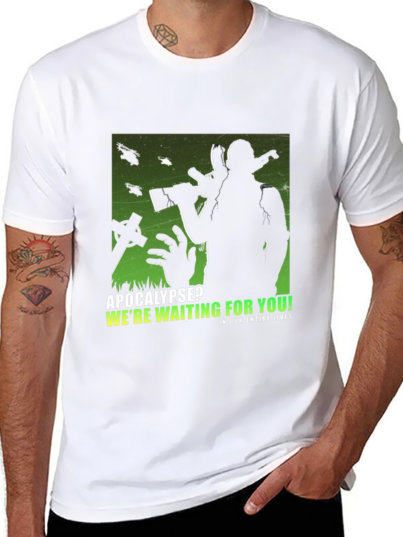 Apocalypse Waiting Black T-Shirt