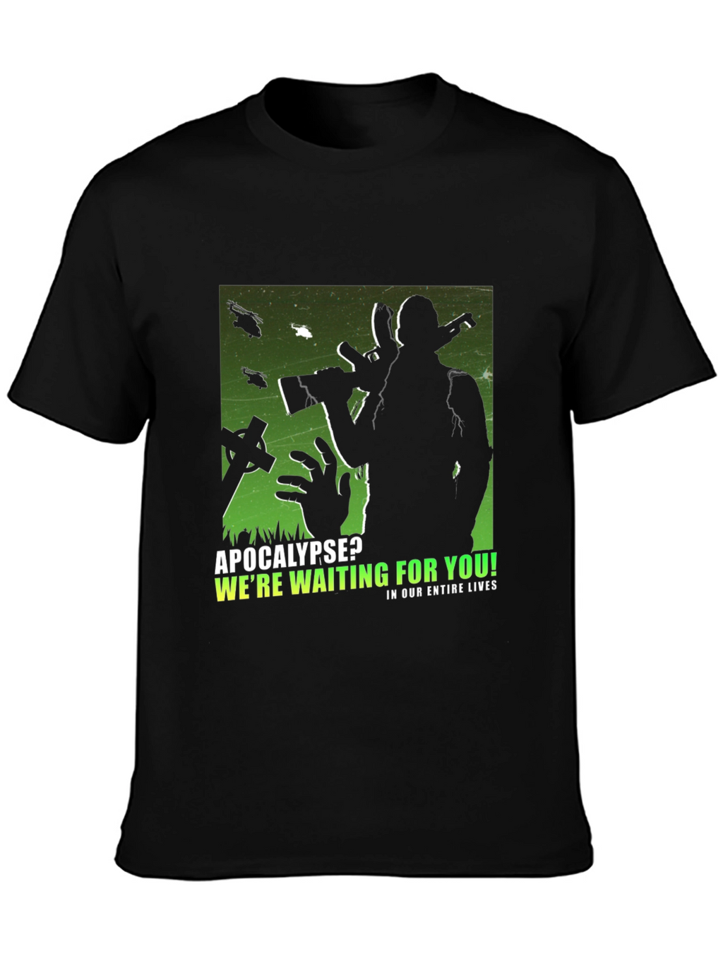 Apocalypse Waiting Black T-Shirt