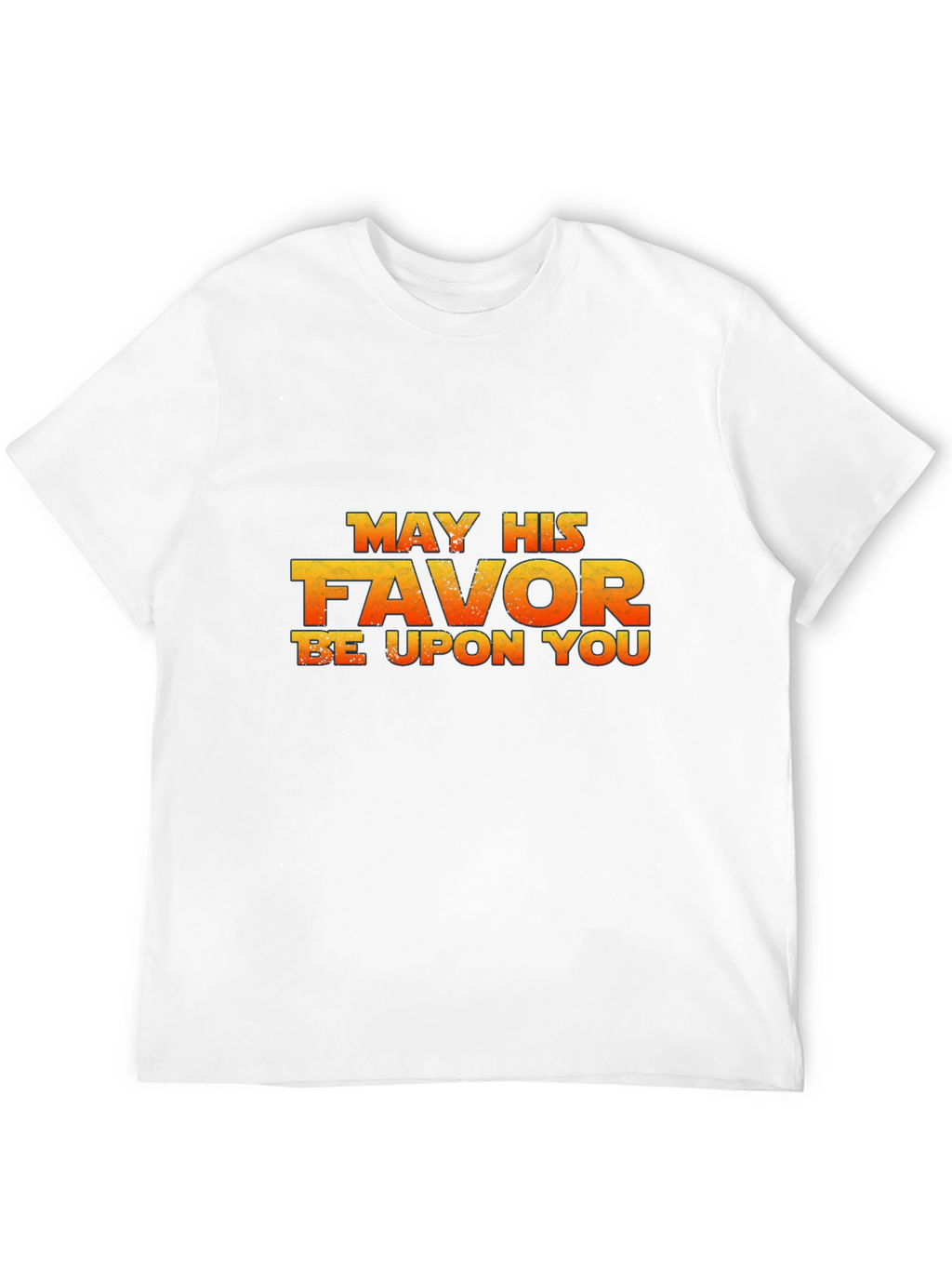 May His Favor Be Upon You Black T-Shirt
