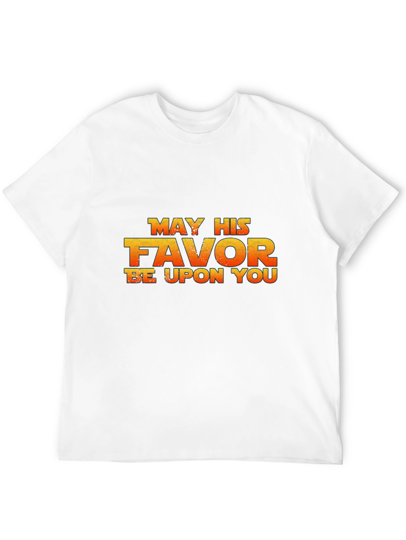 May His Favor Be Upon You Black T-Shirt