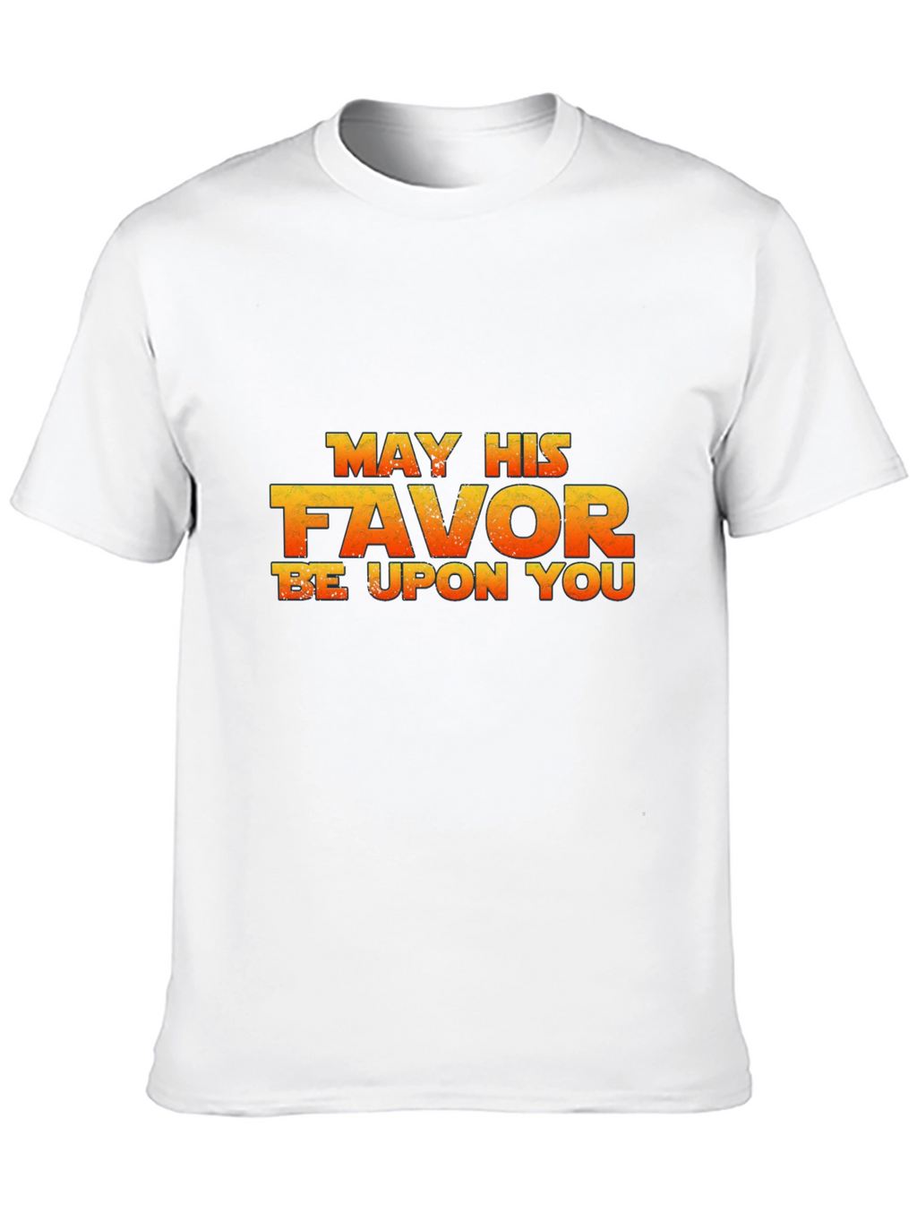 May His Favor Be Upon You Black T-Shirt