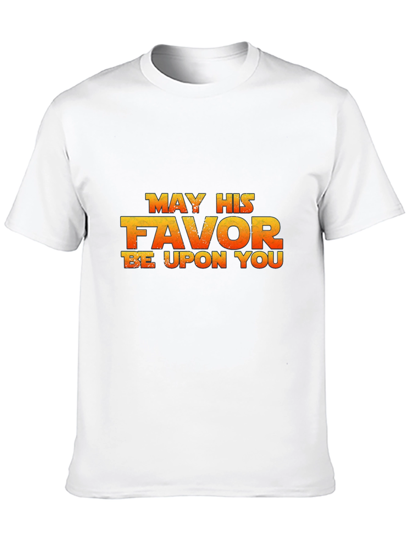 May His Favor Be Upon You Black T-Shirt