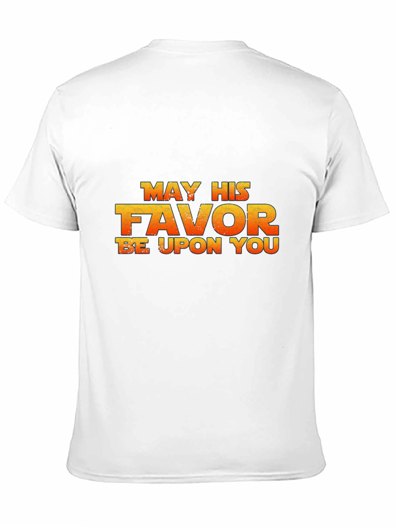 May His Favor Be Upon You Black T-Shirt