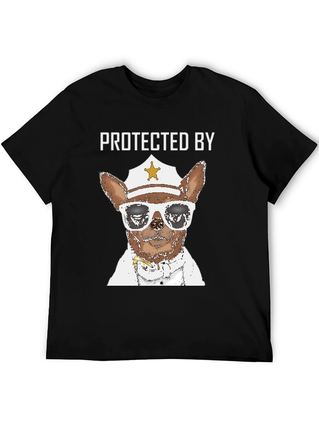 Protected By Dog Cop T-Shirt