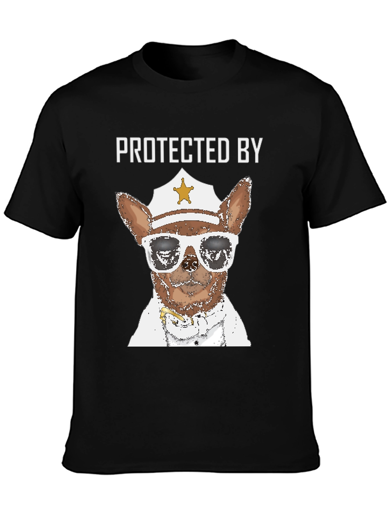 Protected By Dog Cop T-Shirt
