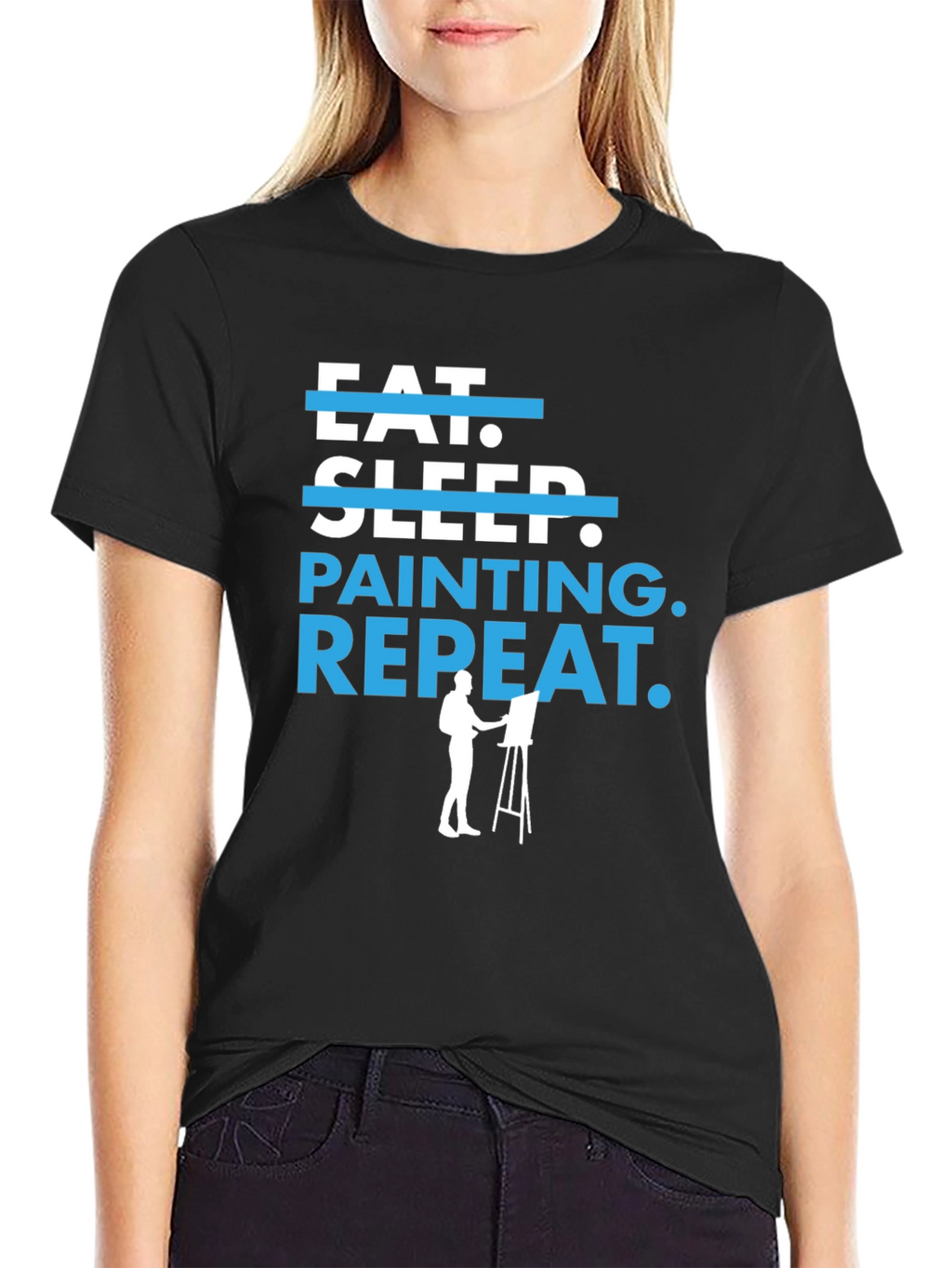 Eat Sleep Painting Repeat T-Shirt