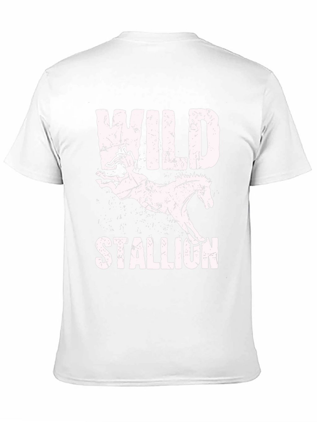 Wild Stallion Graphic Tee - Distressed Print