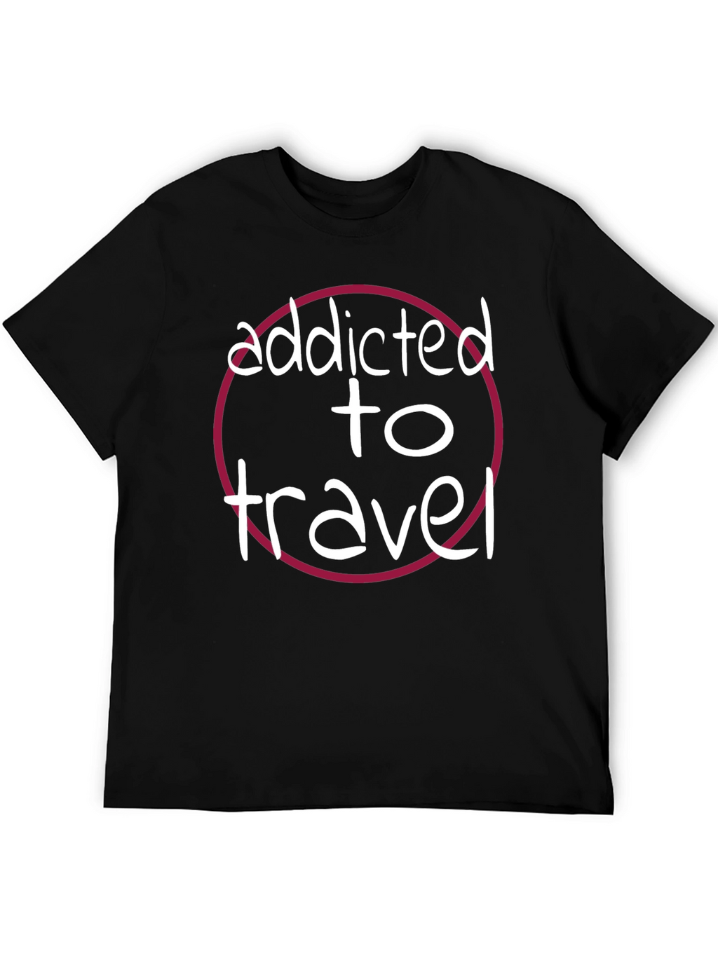 Addicted to Travel Graphic T-Shirt