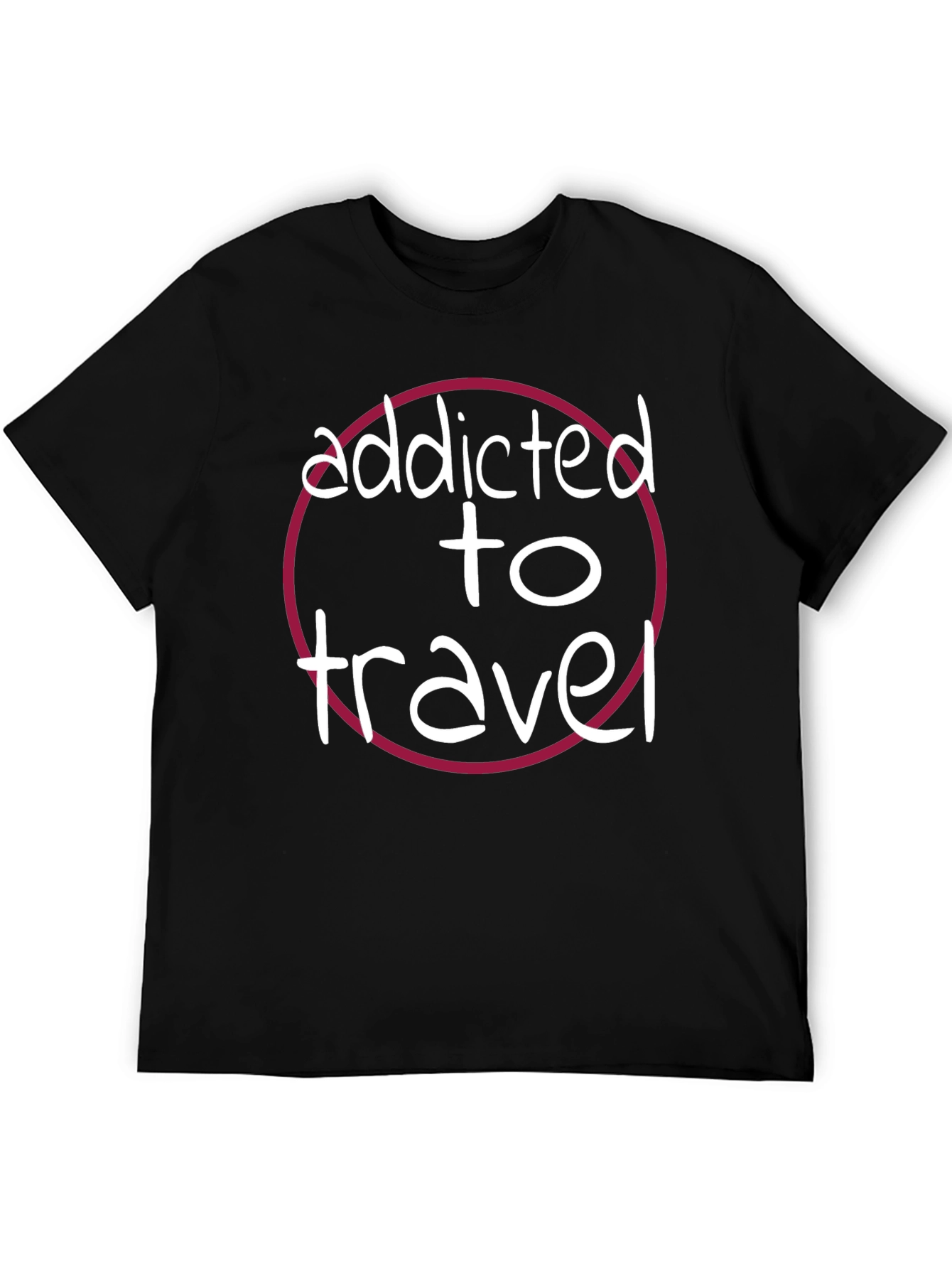 Addicted to Travel Graphic T-Shirt