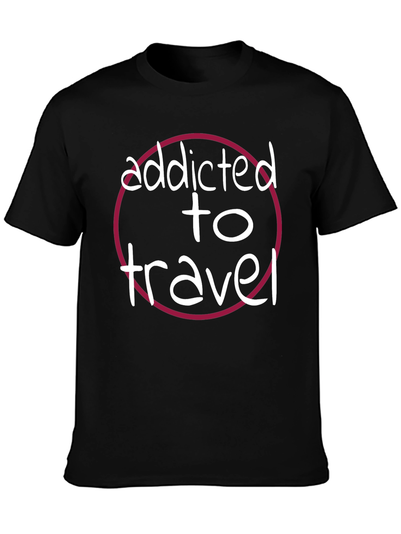 Addicted to Travel Graphic T-Shirt