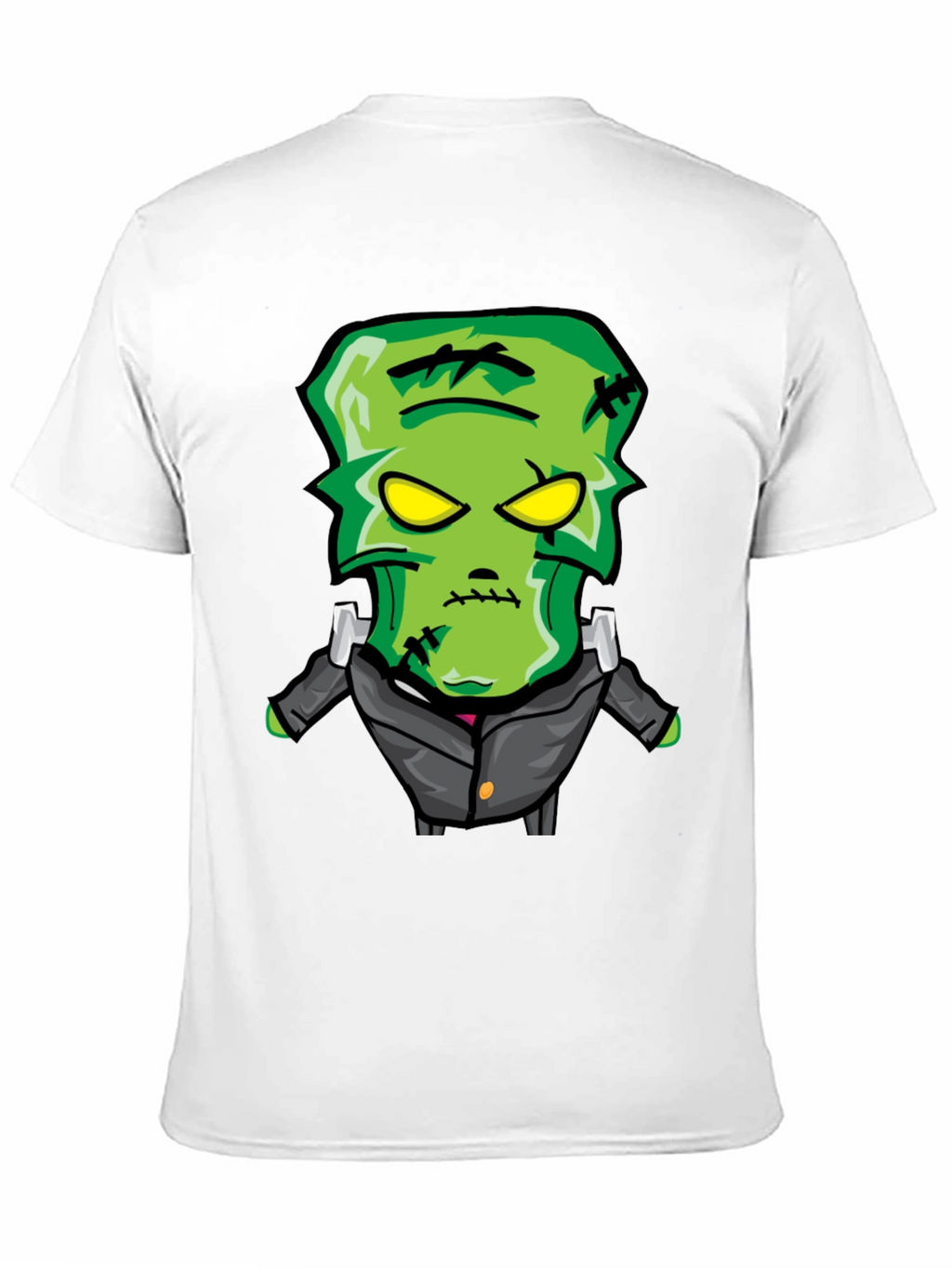 Frankenstein Cartoon Graphic Tee - Black