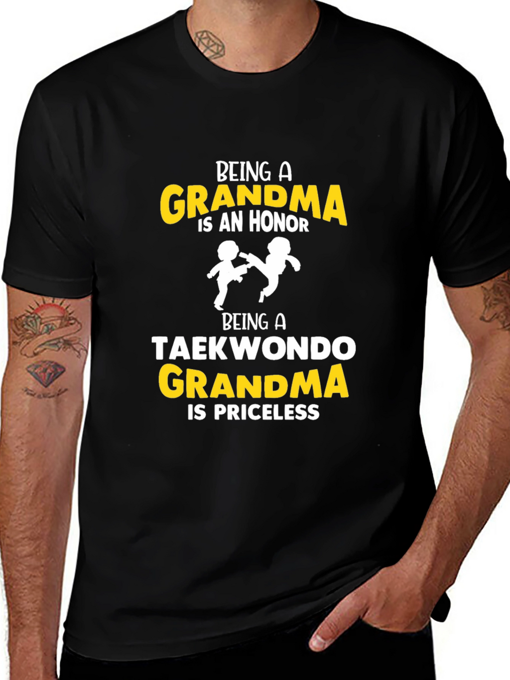 Taekwondo Grandma T-Shirt - Priceless Honor