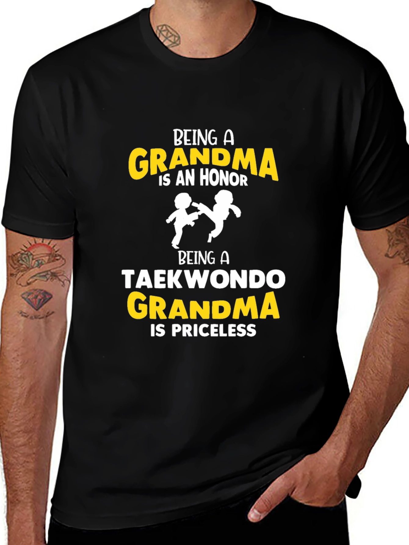 Taekwondo Grandma T-Shirt - Priceless Honor