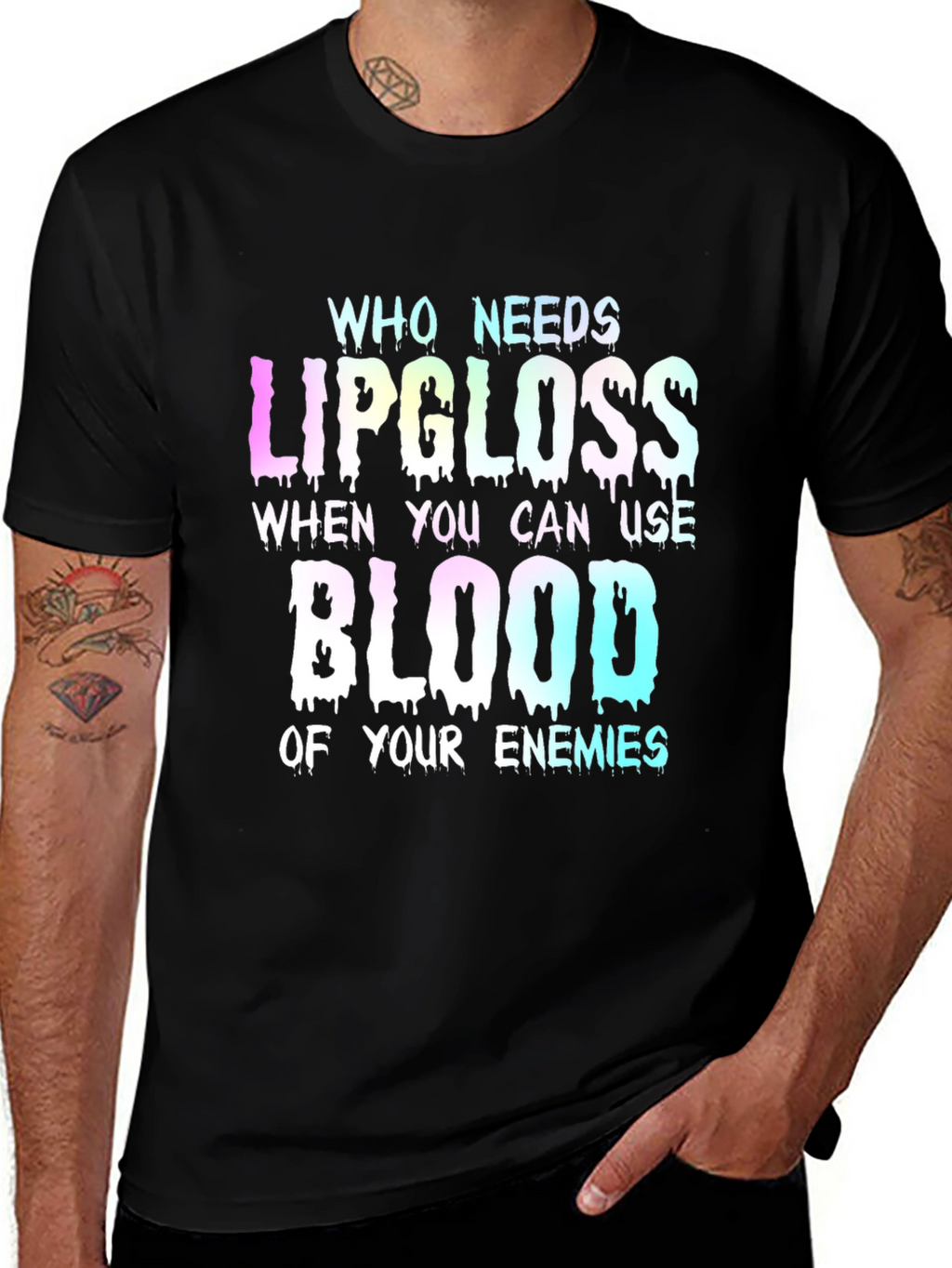 Who Needs Lipgloss? Graphic Tee