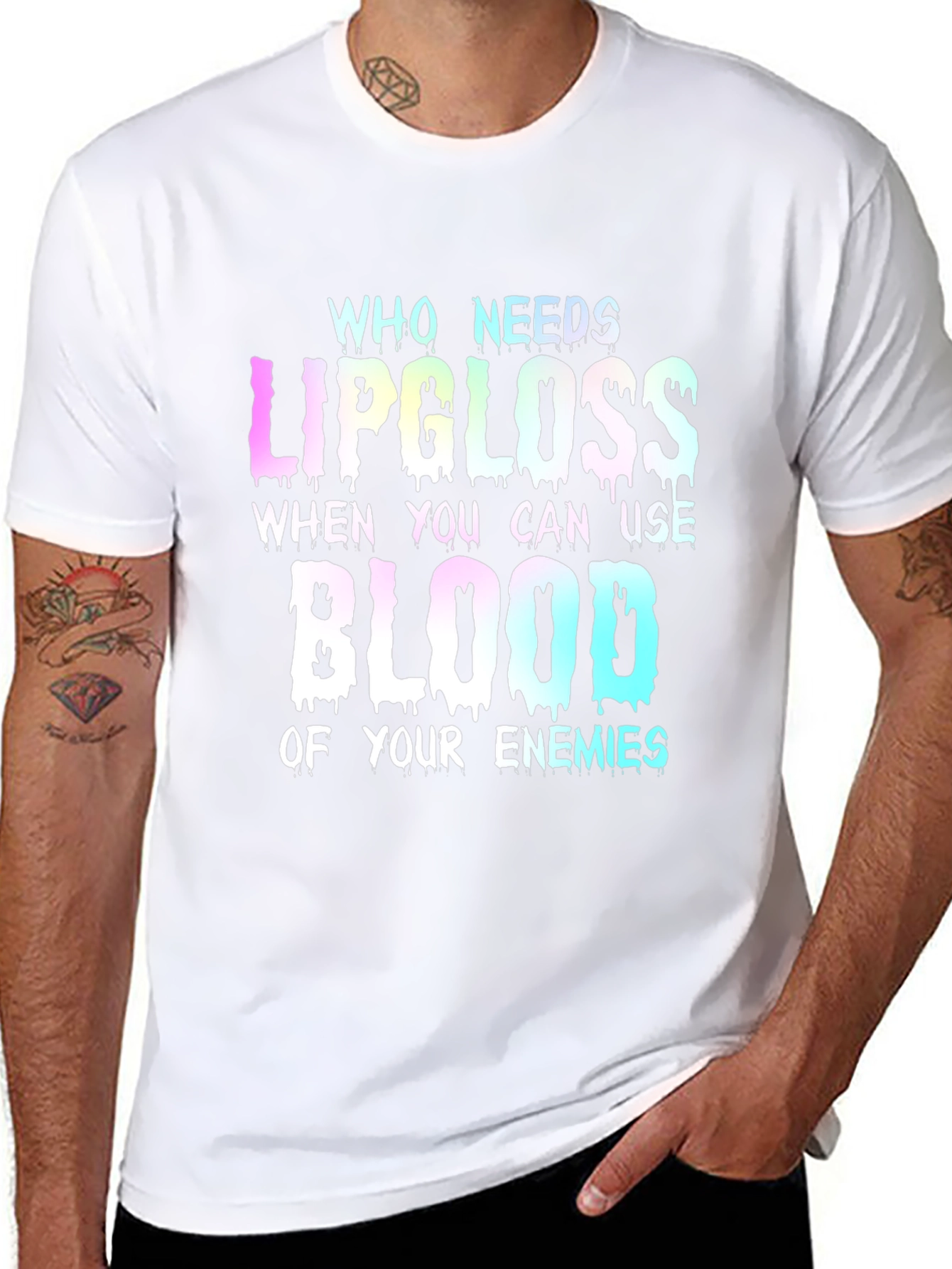 Who Needs Lipgloss? Graphic Tee