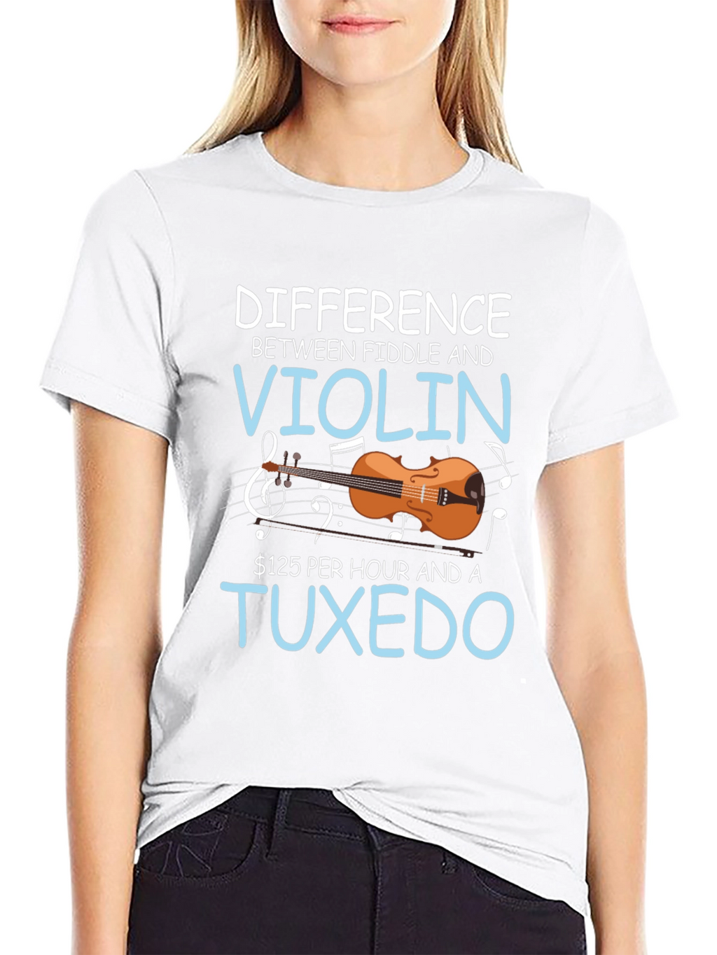 Fiddle vs Violin T-Shirt: Musical Humor Tee
