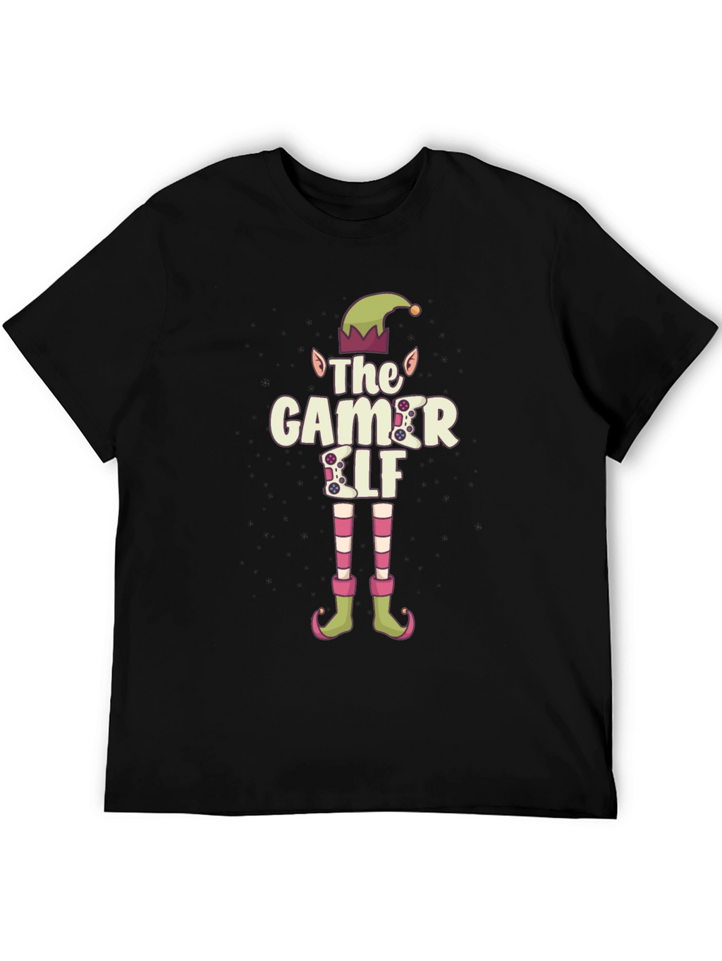 Gamer Elf T-Shirt - Funny Christmas Tee