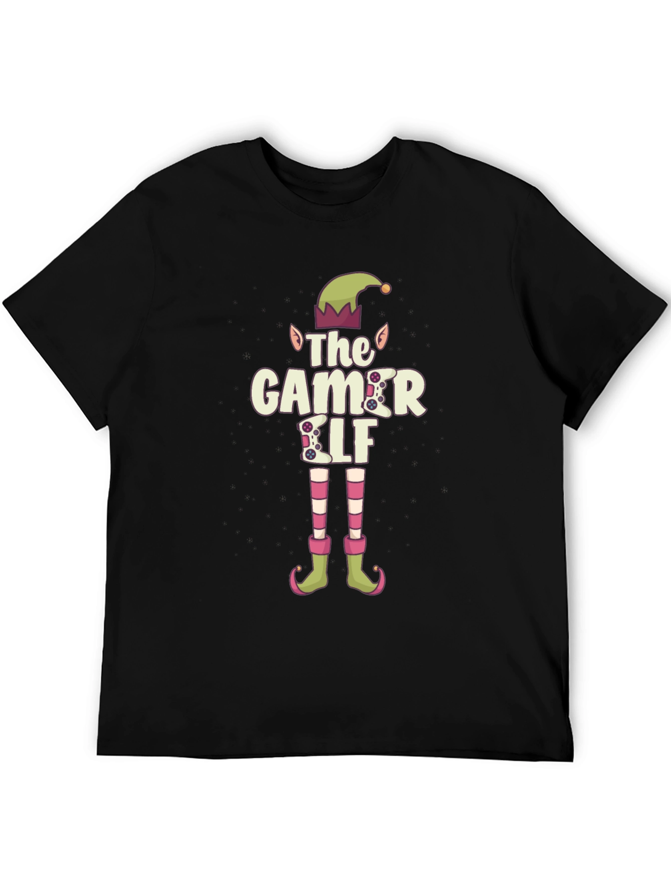 Gamer Elf T-Shirt - Funny Christmas Tee