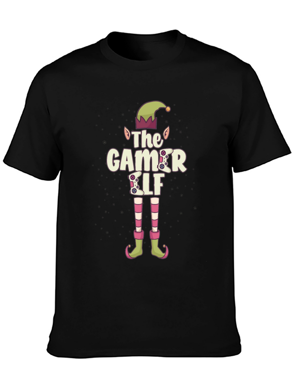 Gamer Elf T-Shirt - Funny Christmas Tee