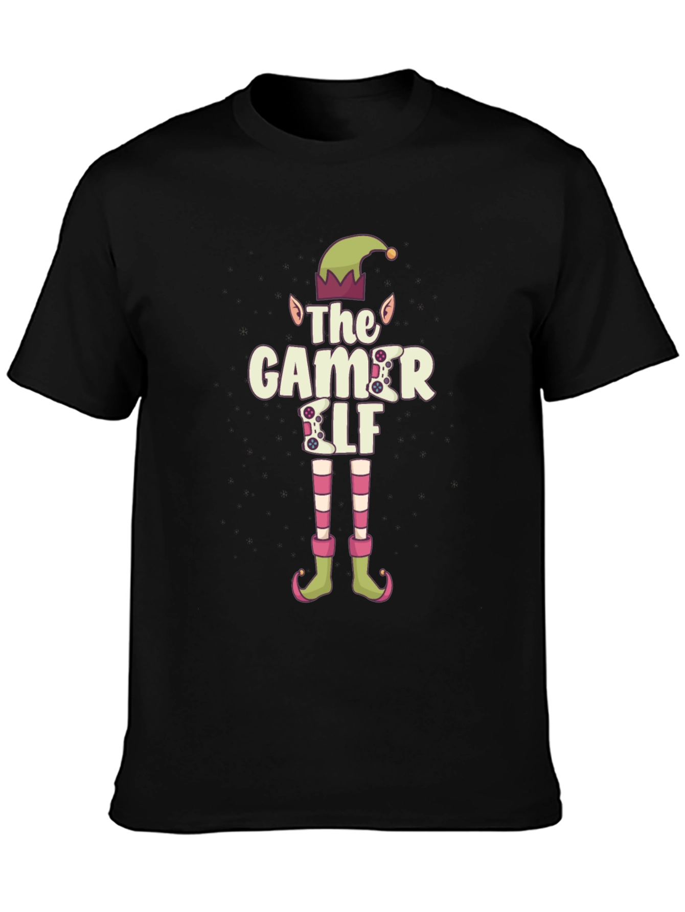 Gamer Elf T-Shirt - Funny Christmas Tee