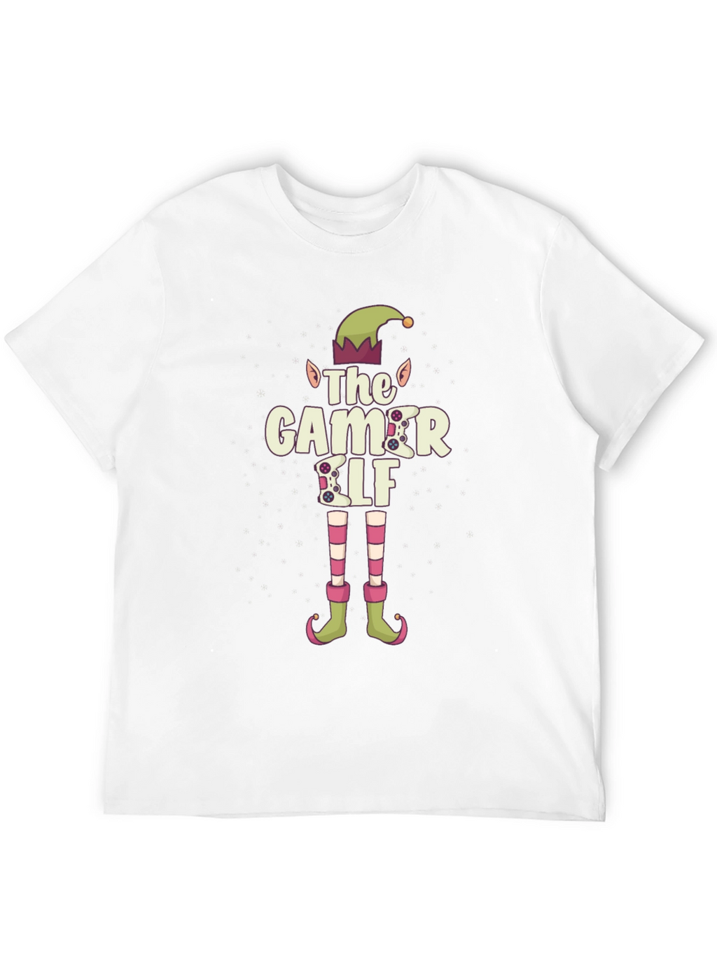 Gamer Elf T-Shirt - Funny Christmas Tee
