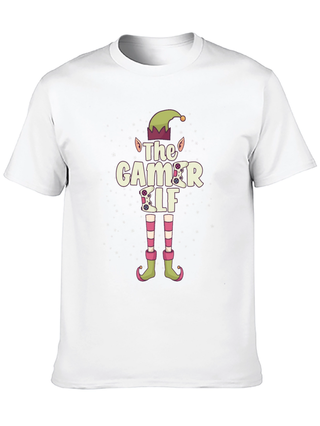 Gamer Elf T-Shirt - Funny Christmas Tee