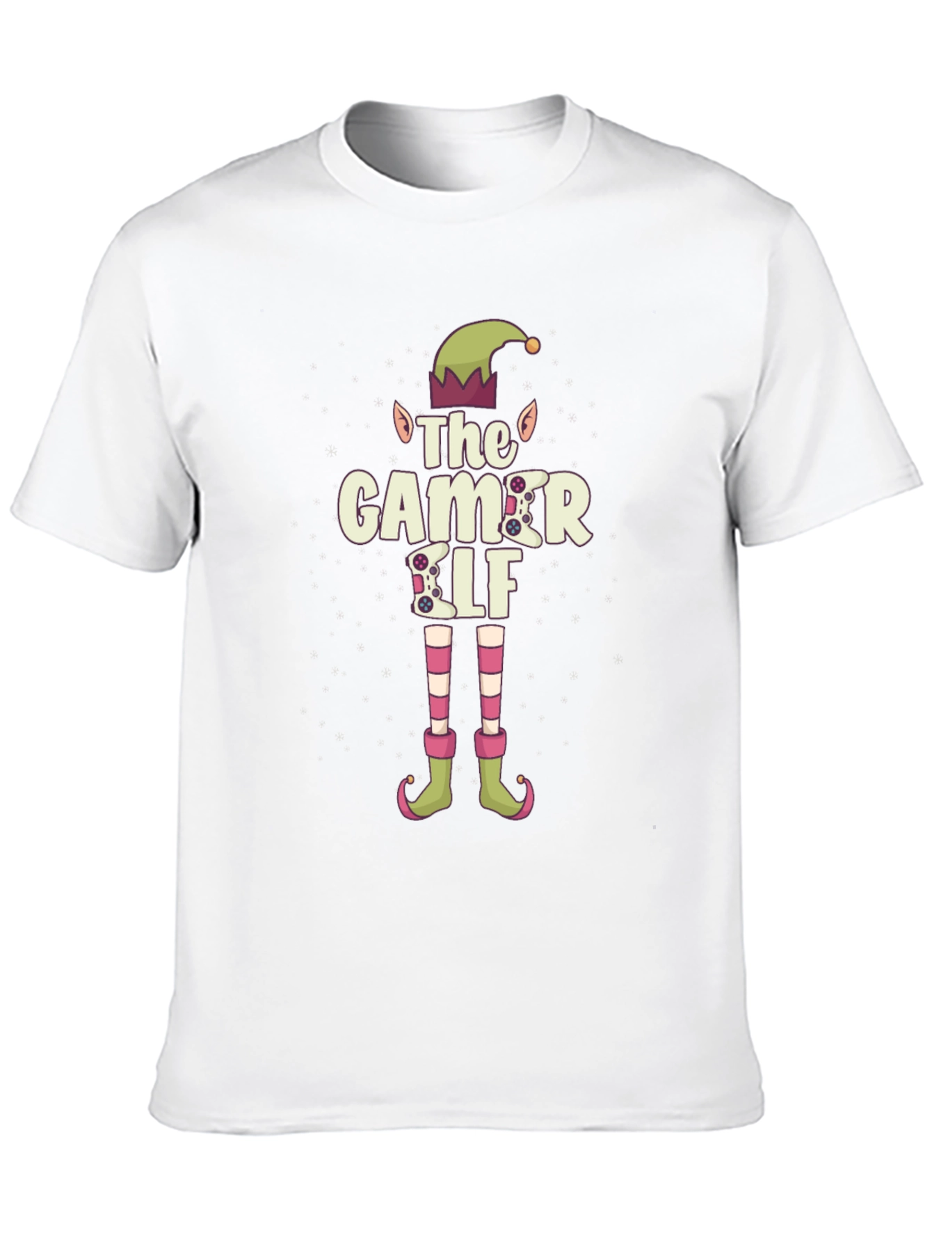 Gamer Elf T-Shirt - Funny Christmas Tee