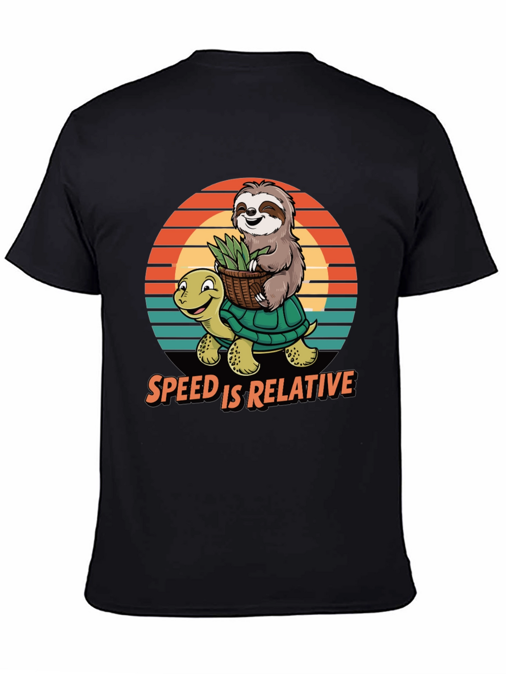 Speed is Relative Sloth & Turtle Graphic Tee