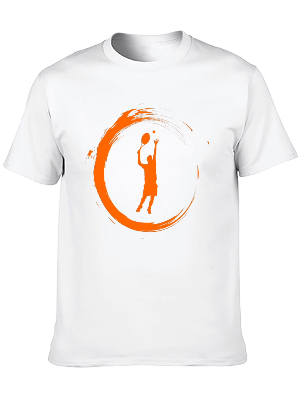 Tennis Serve Graphic Black T-Shirt