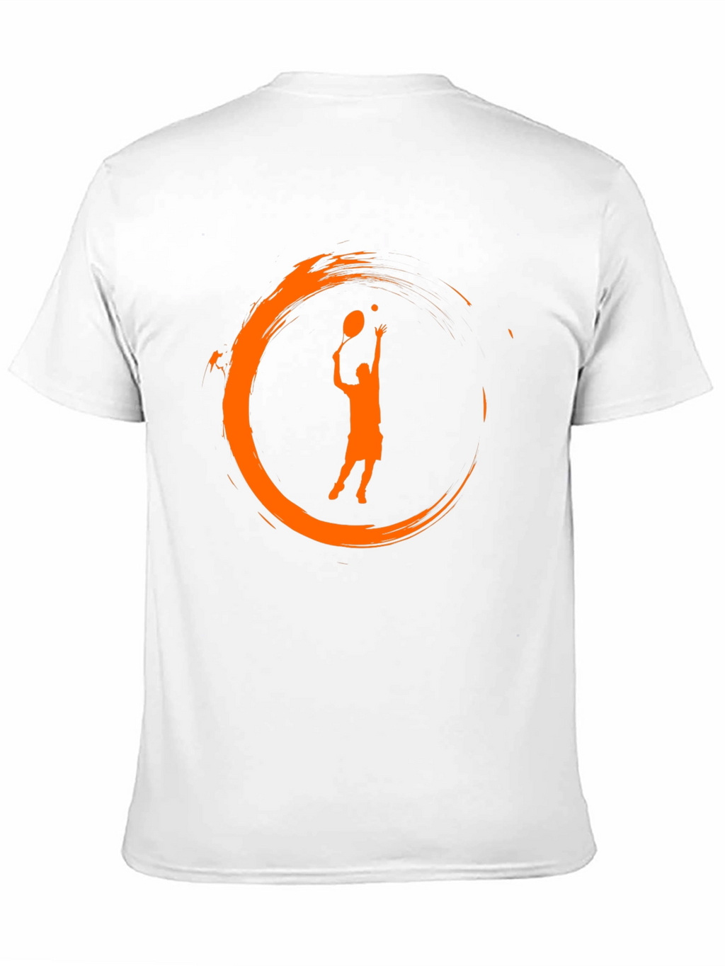 Tennis Serve Graphic Black T-Shirt