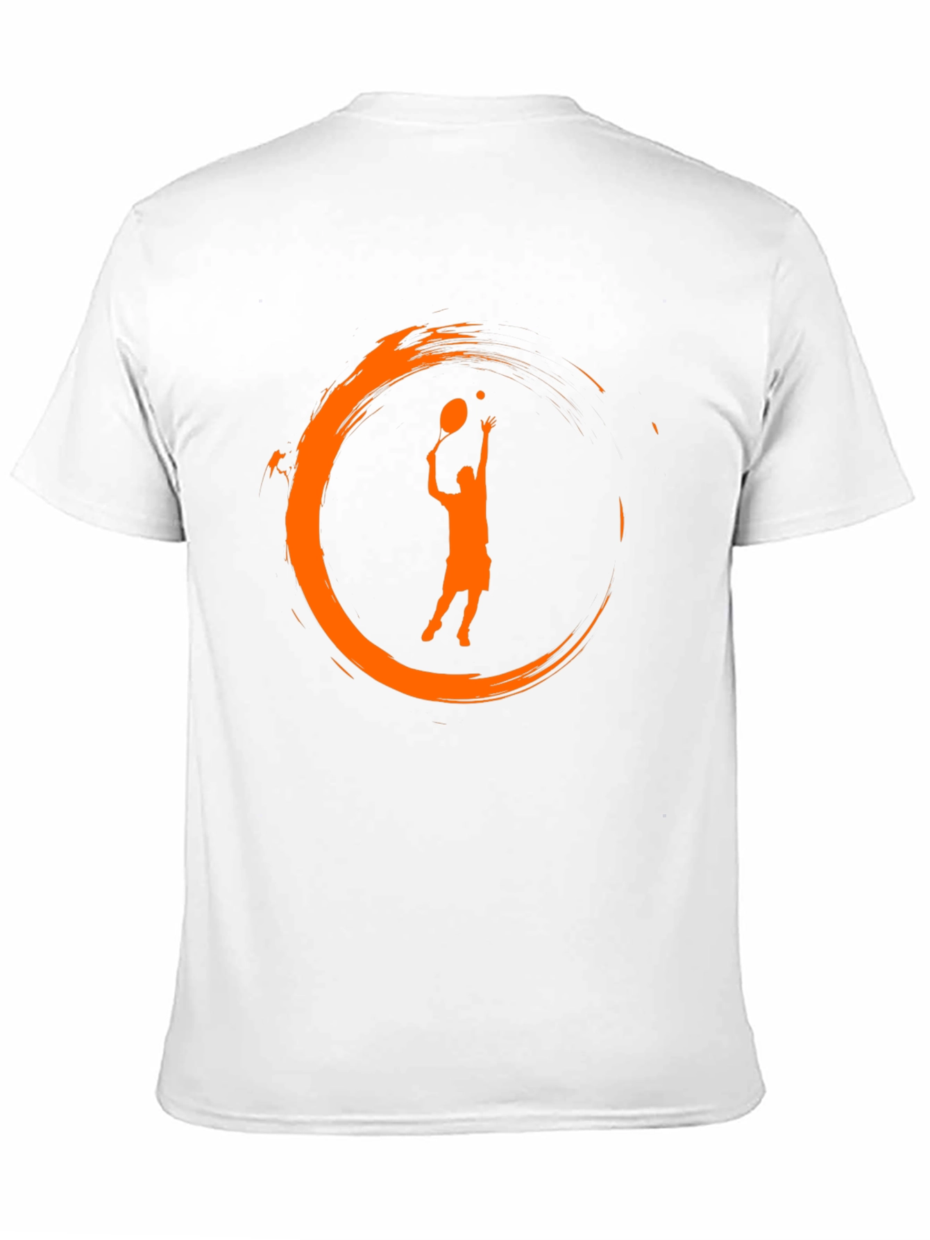 Tennis Serve Graphic Black T-Shirt