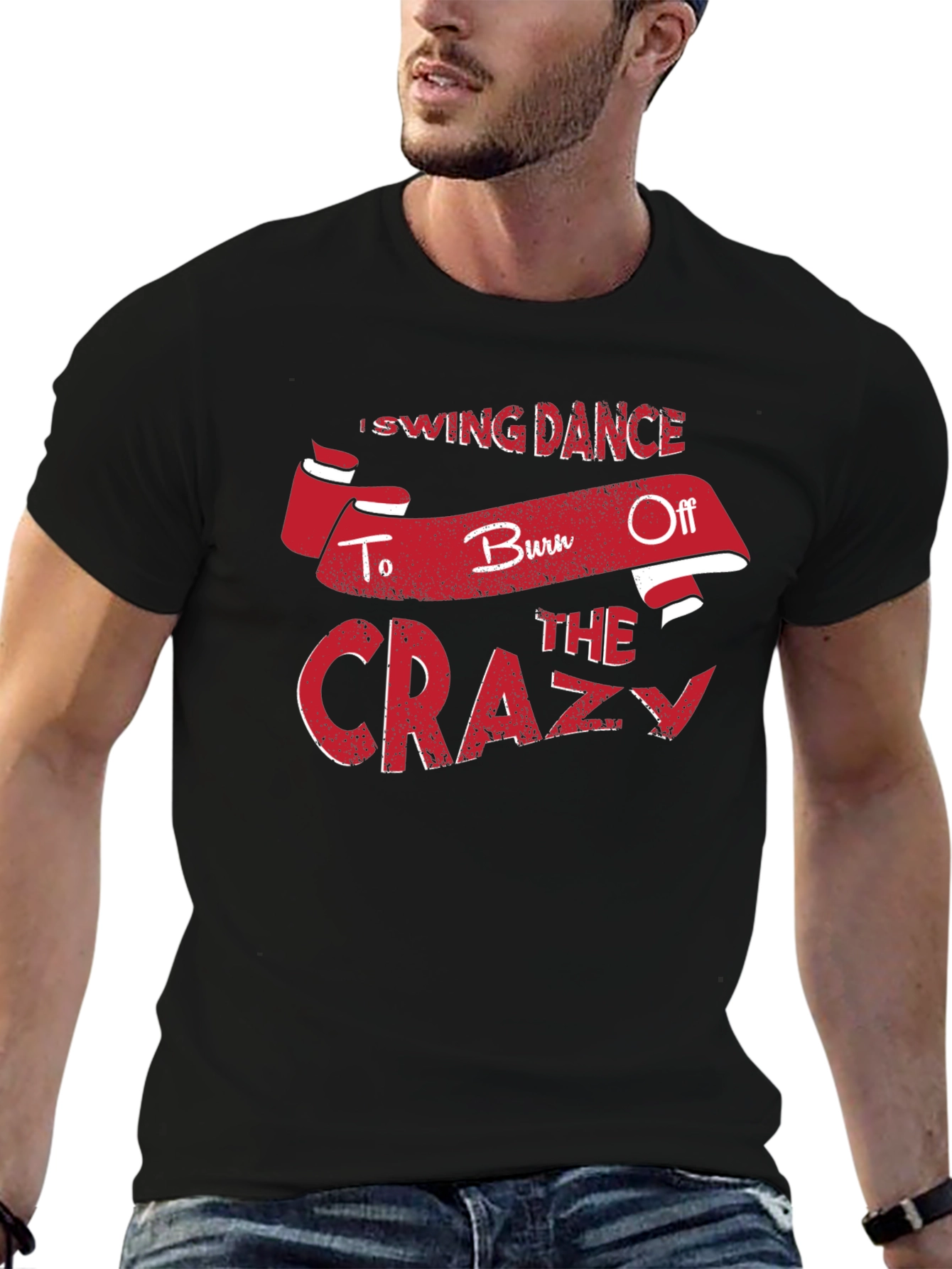 Swing Dance Burn Off Crazy T-Shirt