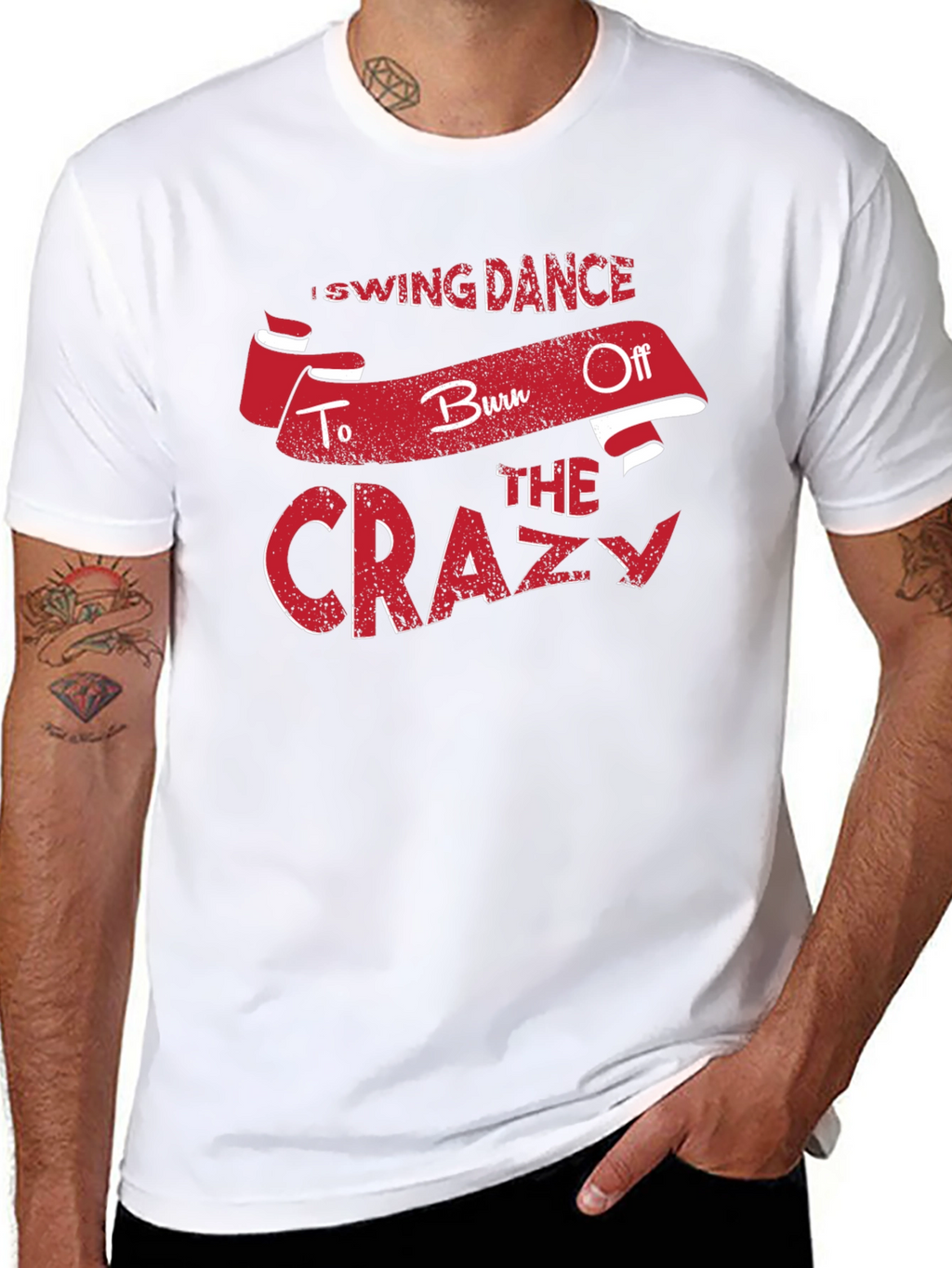 Swing Dance Burn Off Crazy T-Shirt