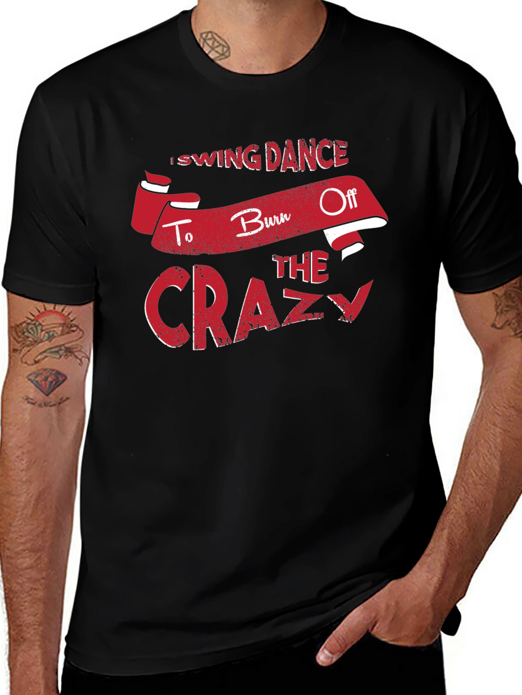 Swing Dance Burn Off Crazy T-Shirt