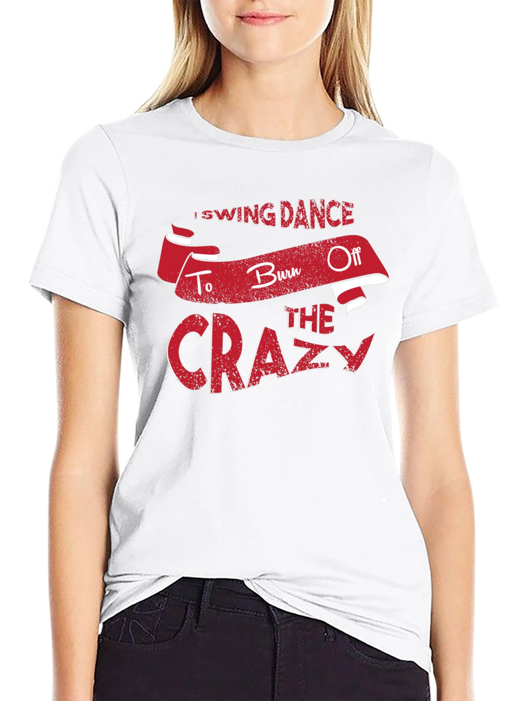 Swing Dance Burn Off Crazy T-Shirt