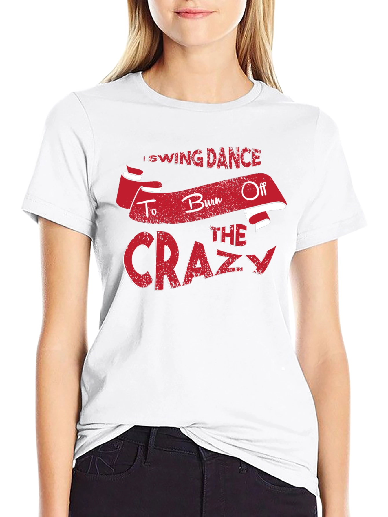 Swing Dance Burn Off Crazy T-Shirt