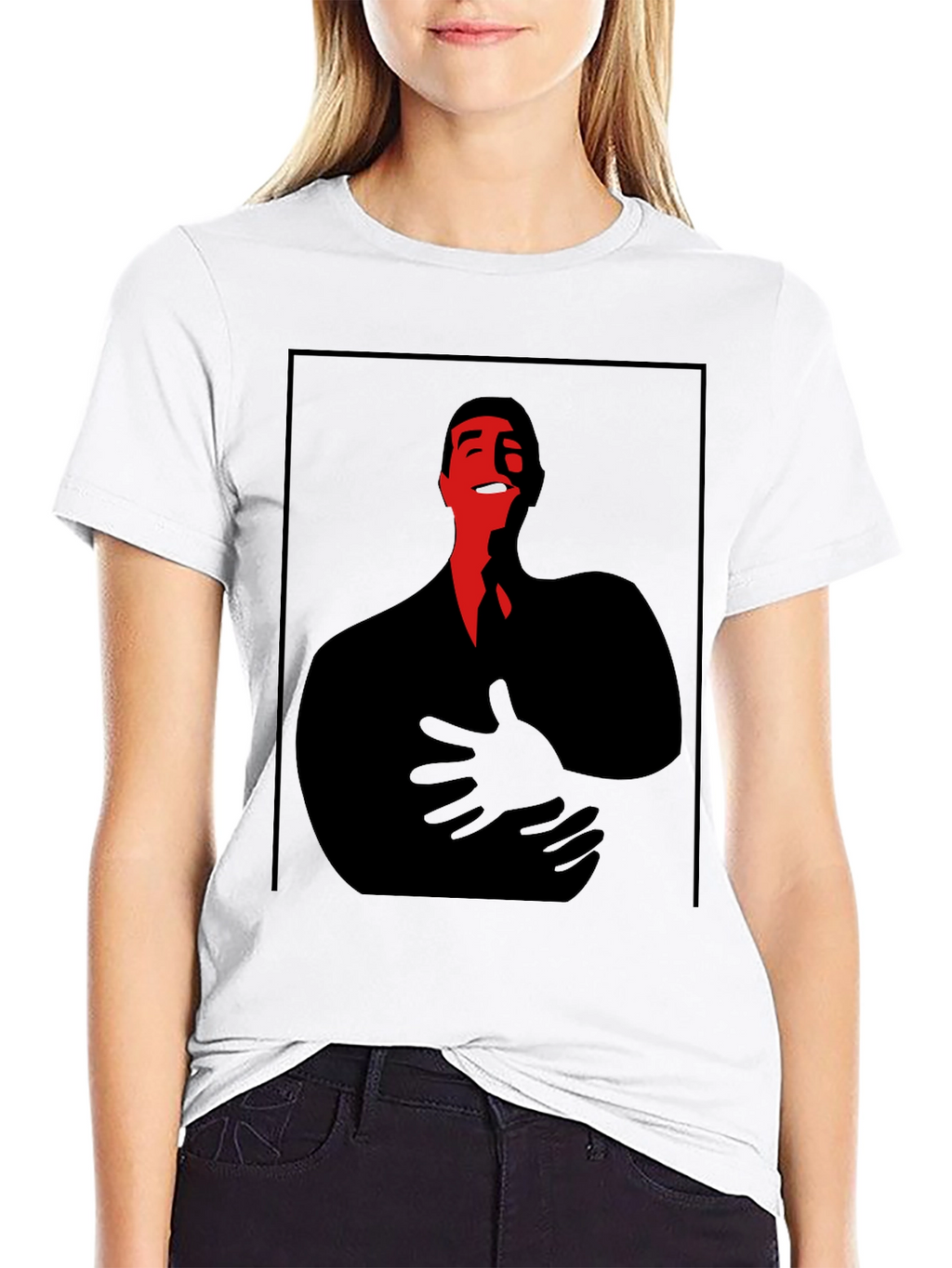 Abstract Man Graphic T-Shirt