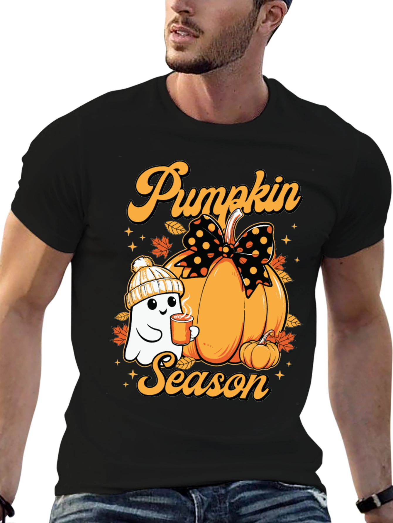 Pumpkin Season Ghost T-Shirt