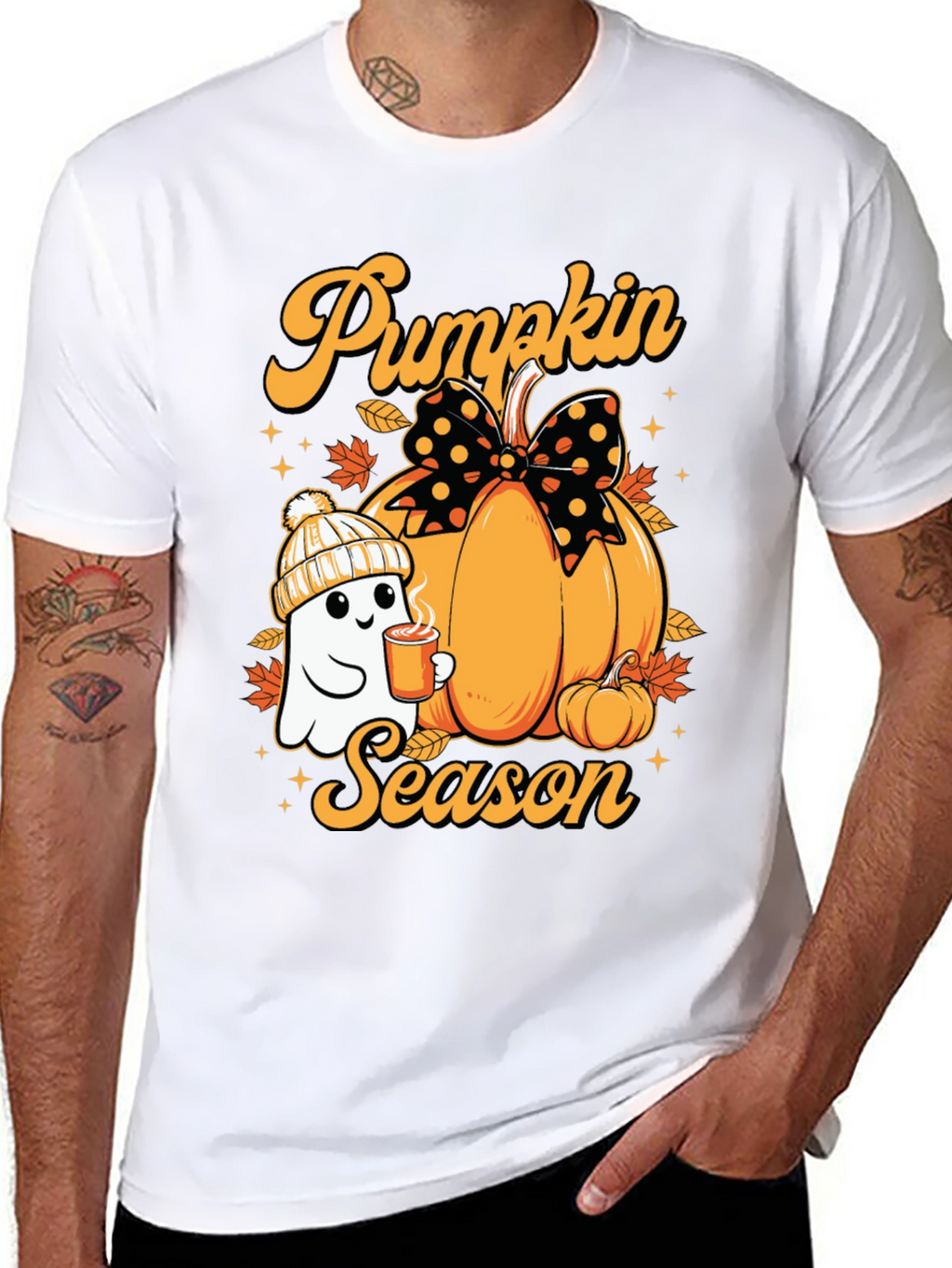 Pumpkin Season Ghost T-Shirt