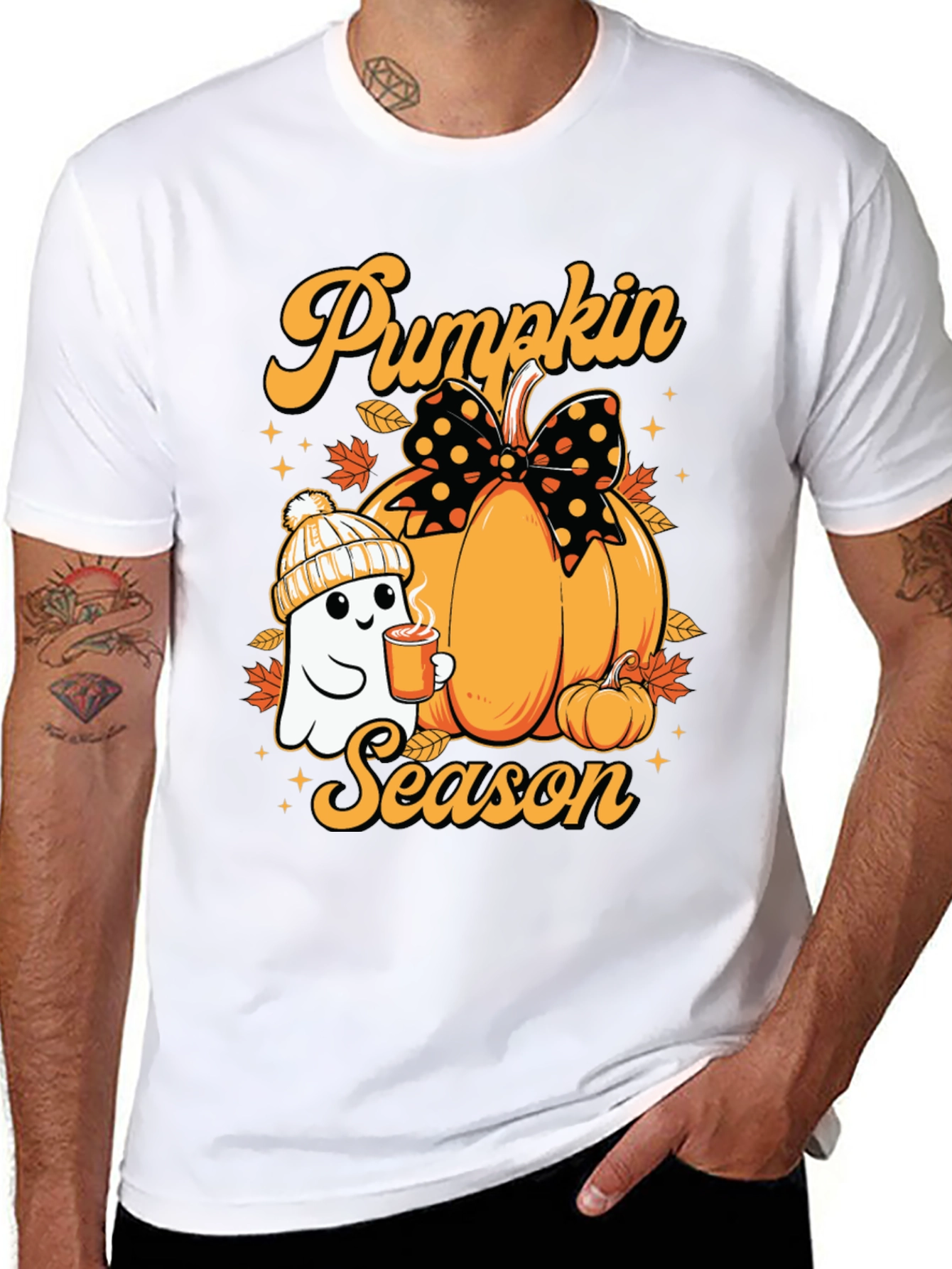 Pumpkin Season Ghost T-Shirt