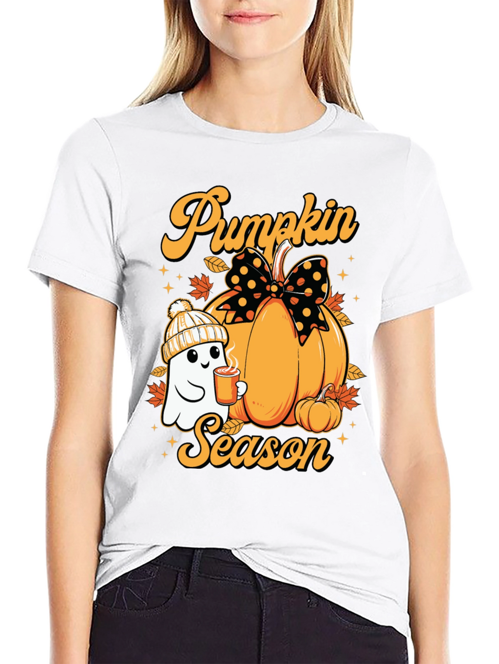 Pumpkin Season Ghost T-Shirt