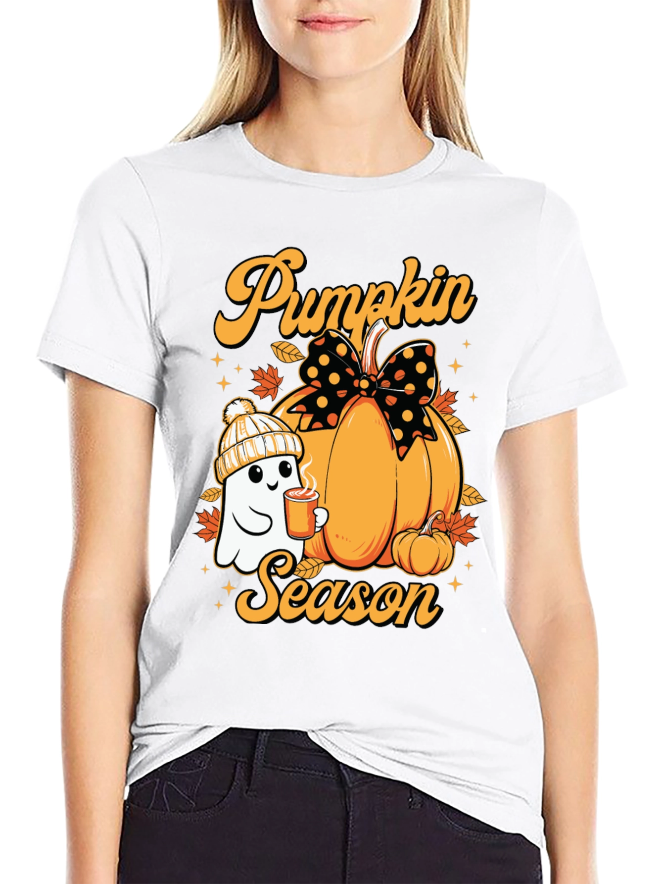 Pumpkin Season Ghost T-Shirt