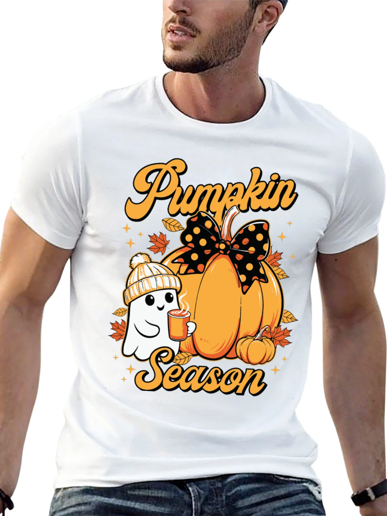 Pumpkin Season Ghost T-Shirt
